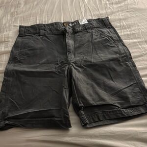 Carhartt Black Cargo Shorts Durable Cotton Blend